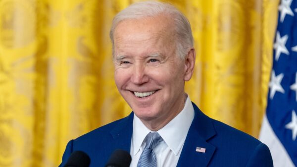 President Joe Biden delivers remarks at the National Arts and Humanities Medal Ceremony, Tuesday, March 21, 2023, in the East Room of the White House. (Official White House Photo by Adam Schultz).