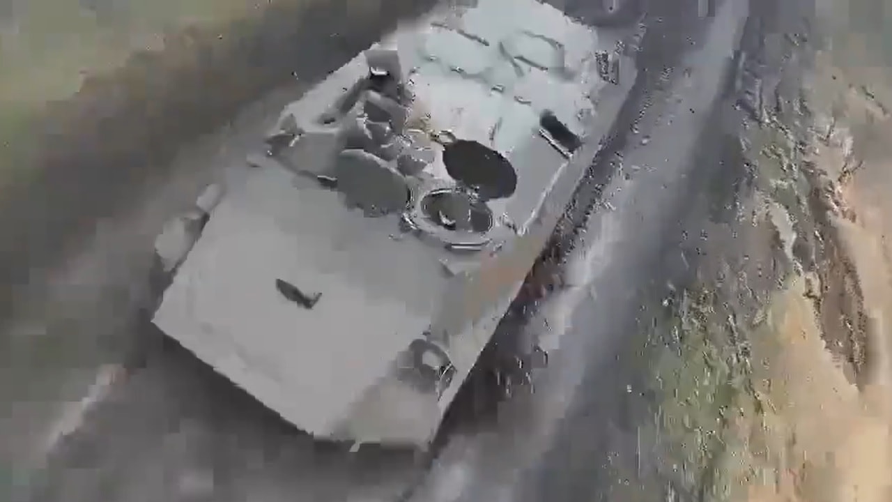 Kamikaze Drone Attack in Ukraine