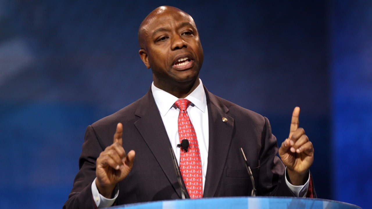 Tim Scott at CPAC. Image by Gage Skidmore.