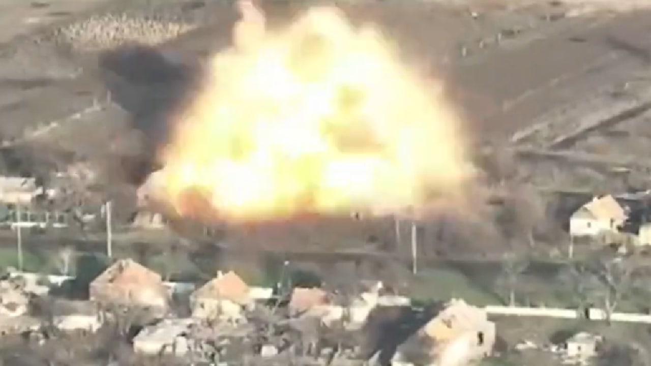 Ukraine Attack on Russian Artillery. Image Credit: Twitter Screenshot.
