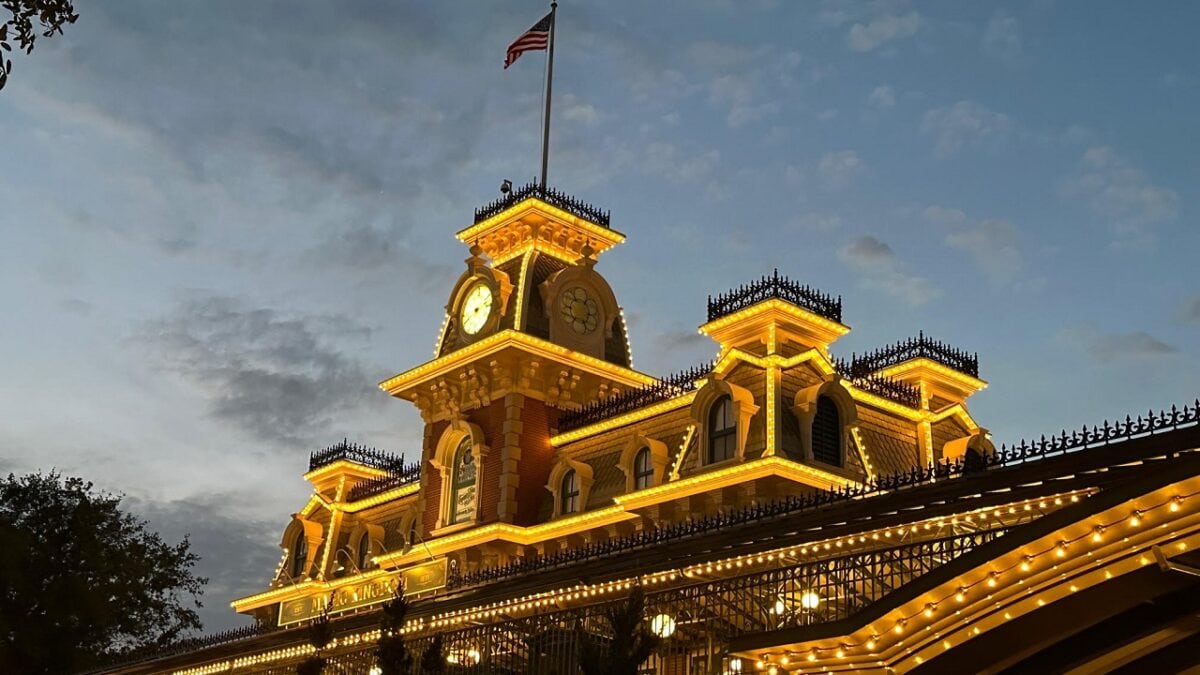 Walt Disney World Magic Kingdom Entrance. 