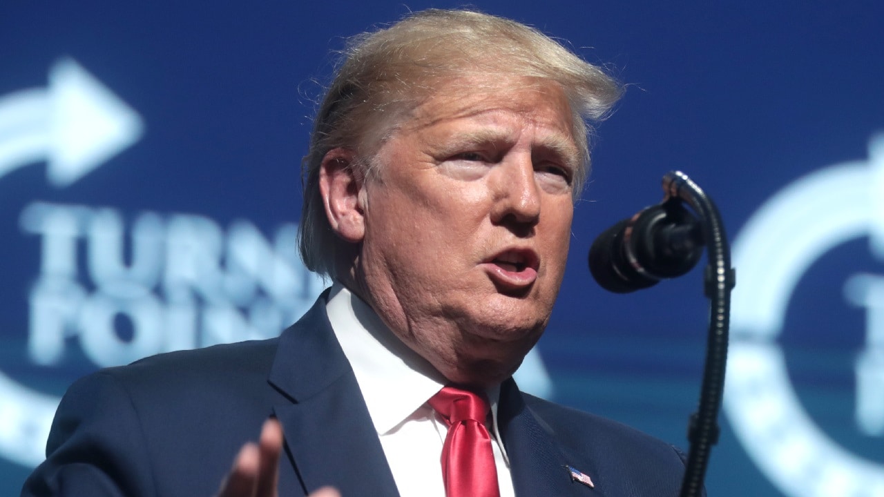 President of the United States Donald Trump speaking with attendees at the 2019 Student Action Summit hosted by Turning Point USA at the Palm Beach County Convention Center in West Palm Beach, Florida. Image Credit: Creative Commons.