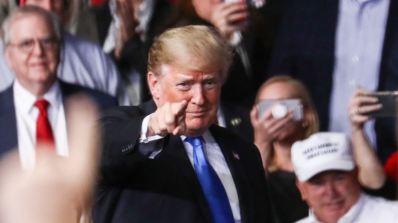 President Donald Trump at a Make America Great Again rally in Charlotte, N.C., Oct. 26, 2018. (Charlotte Cuthbertson/The Epoch)