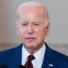 President Joe Biden, joined by First Lady Jill Biden, delivers remarks on the 1-year anniversary of the Robb Elementary School shooting in Uvalde, Texas, Wednesday, May 24, 2023, on the Grand Staircase of the White House. (Official White House Photo by Adam Schultz)