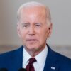 President Joe Biden, joined by First Lady Jill Biden, delivers remarks on the 1-year anniversary of the Robb Elementary School shooting in Uvalde, Texas, Wednesday, May 24, 2023, on the Grand Staircase of the White House. (Official White House Photo by Adam Schultz)