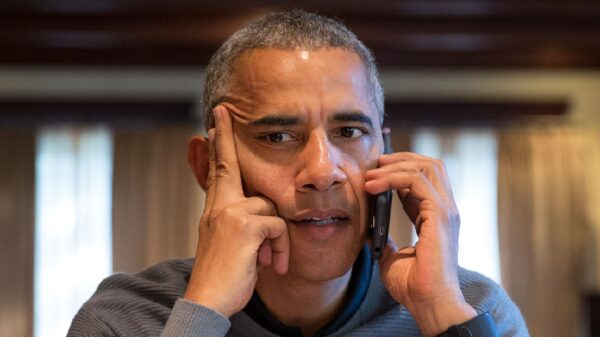 President Barack Obama talks on the phone with FEMA Administrator Craig Fugate to receive an update on Hurricane Matthew, Oct. 8, 2016. The President spoke from his home in Chicago, Ill. (Official White House Photo by Pete Souza)