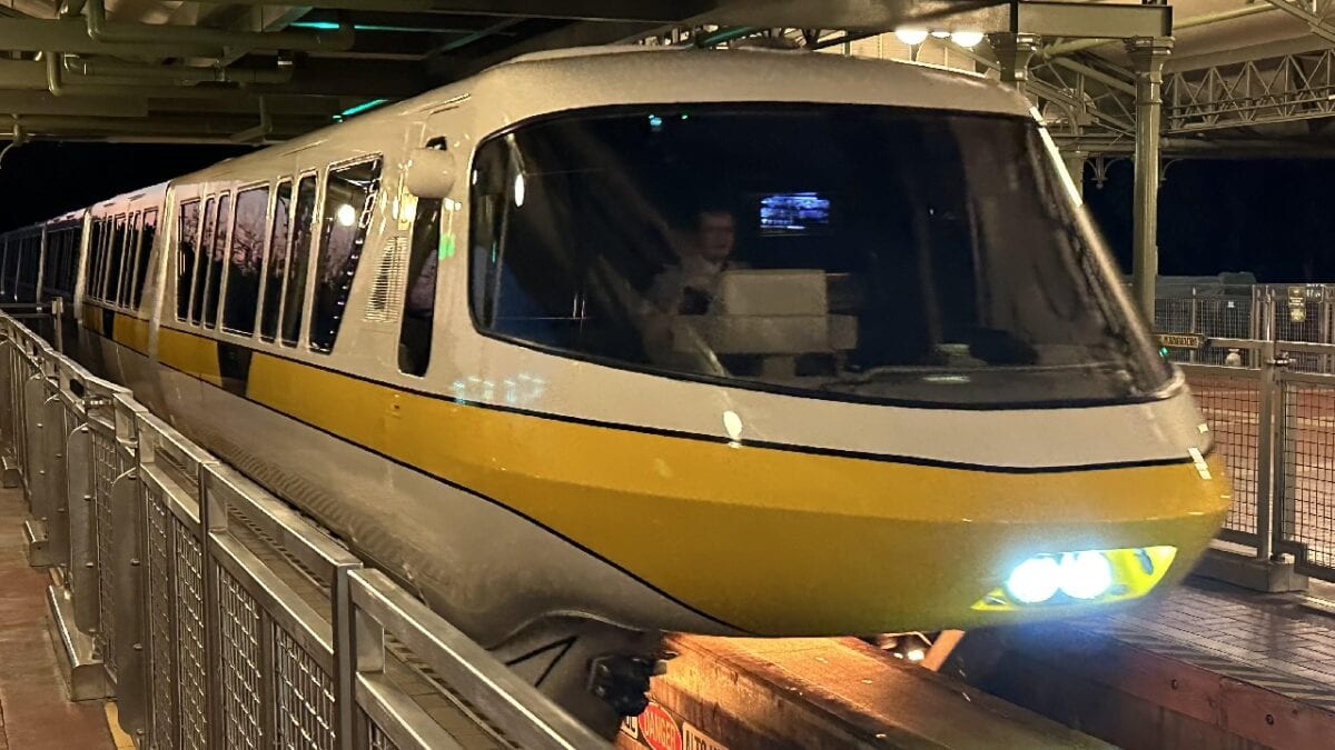 Monorail at Disney World August 7, 2023. From 19FortyFive.com