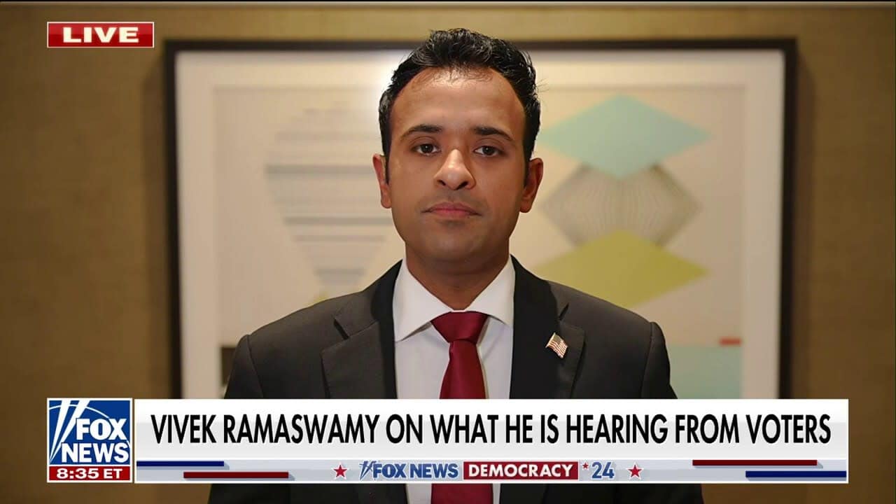 Vivek Ramaswamy. Image Credit: Fox News Screenshot.