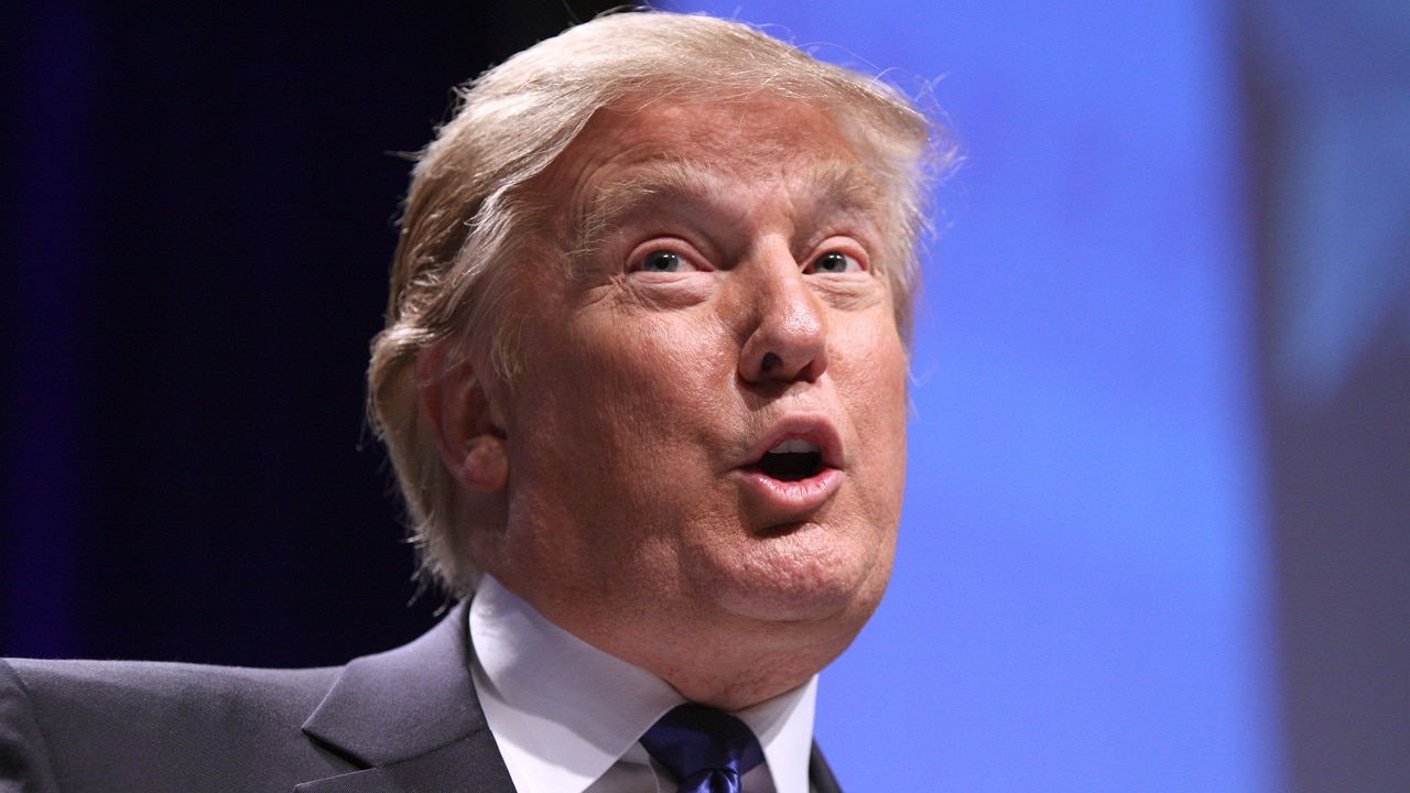 Donald Trump speaking at CPAC 2011 in Washington, D.C. By Gage Skidmore.