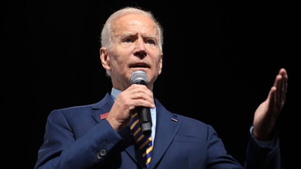 Former Vice President of the United States Joe Biden speaking with attendees at the Presidential Gun Sense Forum hosted by Everytown for Gun Safety and Moms Demand Action at the Iowa Events Center in Des Moines, Iowa. By Gage Skidmore.