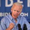 Former Vice President of the United States Joe Biden speaking with supporters at a community event at the Best Western Regency Inn in Marshalltown, Iowa. By Gage Skidmore.