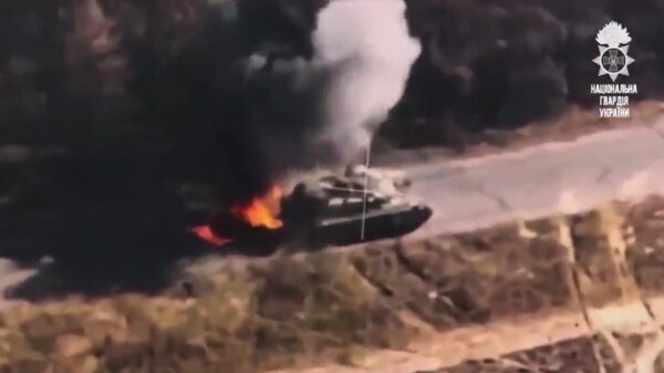 Ukraine T-90 Tank Attack Image Credit - Creative Commons