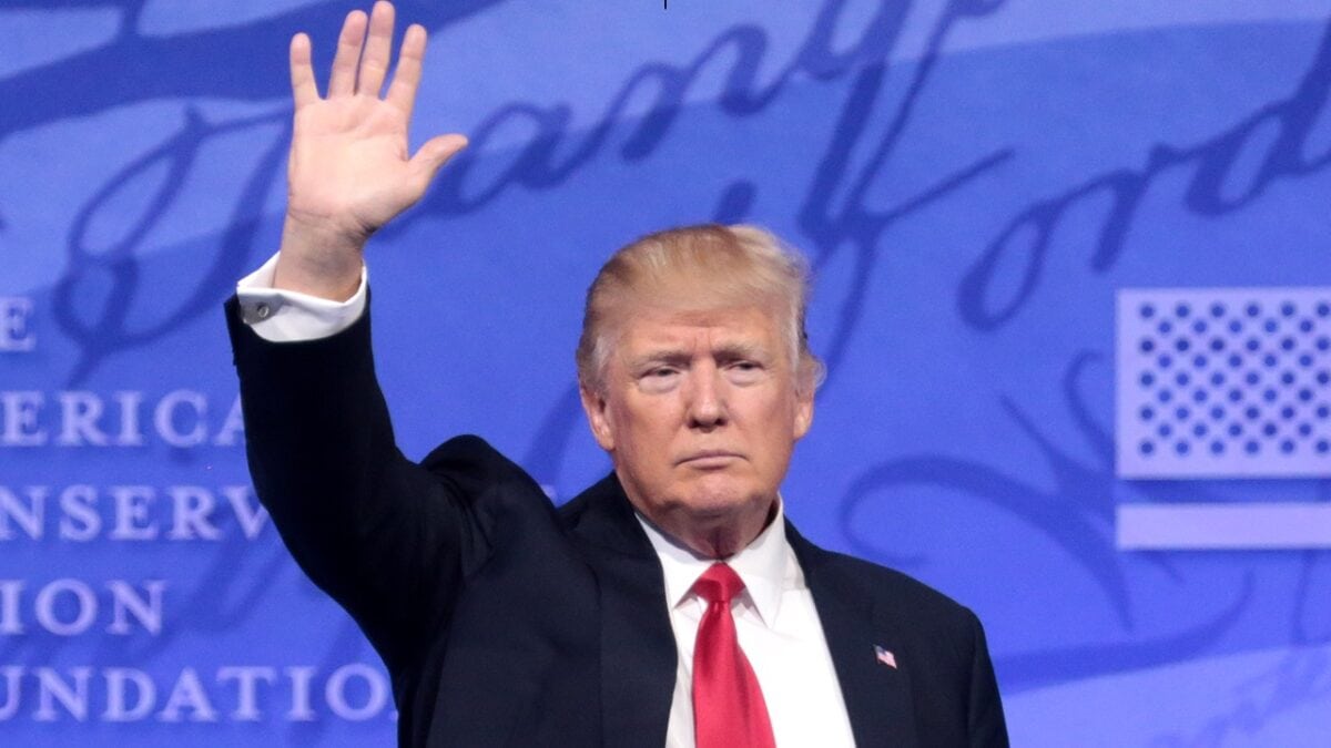 President of the United States Donald Trump speaking at the 2017 Conservative Political Action Conference (CPAC) in National Harbor, Maryland. Image Credit: Gage Skidmore.