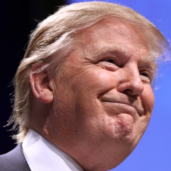Donald Trump speaking at CPAC 2011 in Washington, D.C. From Gage Skidmore.