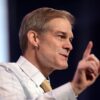 U.S. Congressman Jim Jordan speaking with attendees at the 2021 AmericaFest at the Phoenix Convention Center in Phoenix, Arizona. By Gage Skidmore.