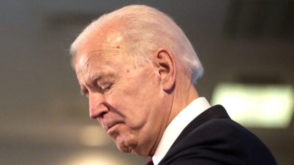 Former Vice President of the United States Joe Biden speaking with attendees at the 2020 Iowa State Education Association (ISEA) Legislative Conference at the Sheraton West Des Moines Hotel in West Des Moines, Iowa. By Gage Skidmore.