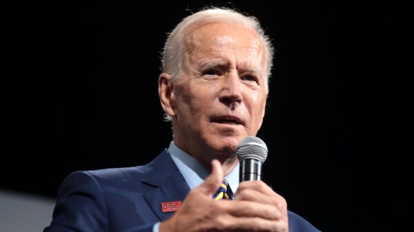 Former Vice President of the United States Joe Biden speaking with attendees at the Presidential Gun Sense Forum hosted by Everytown for Gun Safety and Moms Demand Action at the Iowa Events Center in Des Moines, Iowa. By Gage Skidmore.