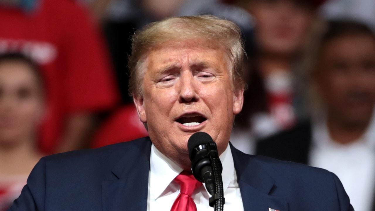 President of the United States Donald Trump speaking with supporters at a "Keep America Great" rally at Arizona Veterans Memorial Coliseum in Phoenix, Arizona. Image By: Gage Skidmore.