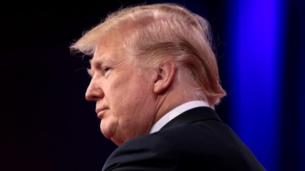 President of the United States Donald Trump speaking at the 2018 Conservative Political Action Conference (CPAC) in National Harbor, Maryland. By Gage Skidmore.