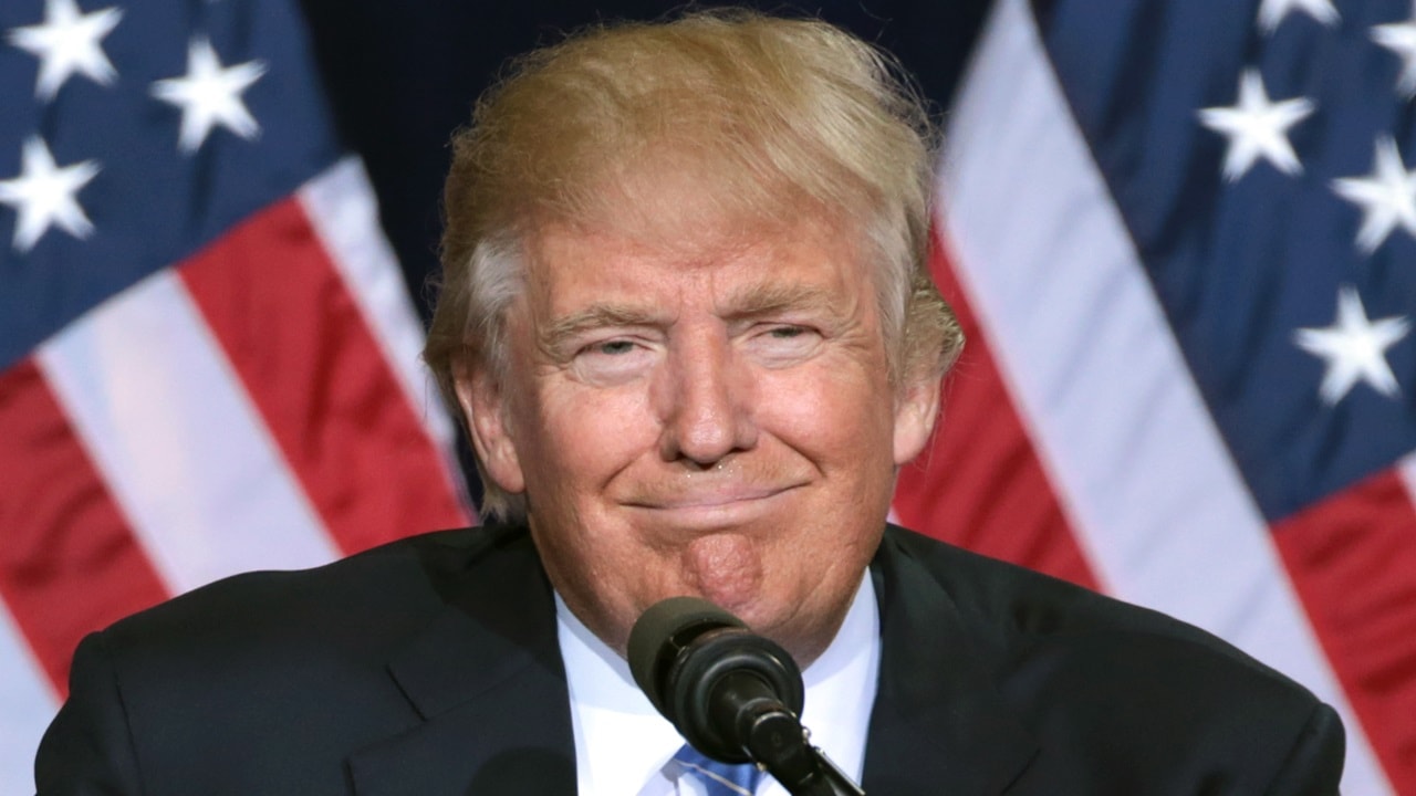 Donald Trump speaking to supporters at an immigration policy speech at the Phoenix Convention Center in Phoenix, Arizona. Image Credit by Gage Skidmore.