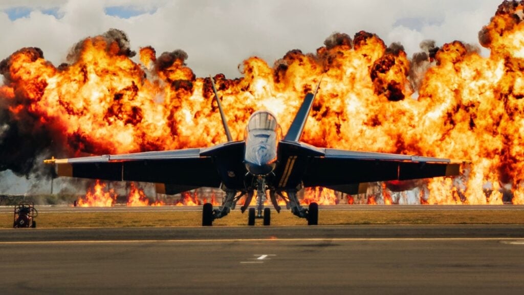 U.S. Navy Super Hornet Fighter