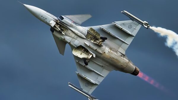 JAS 39 Gripen Fighter from Sweden.