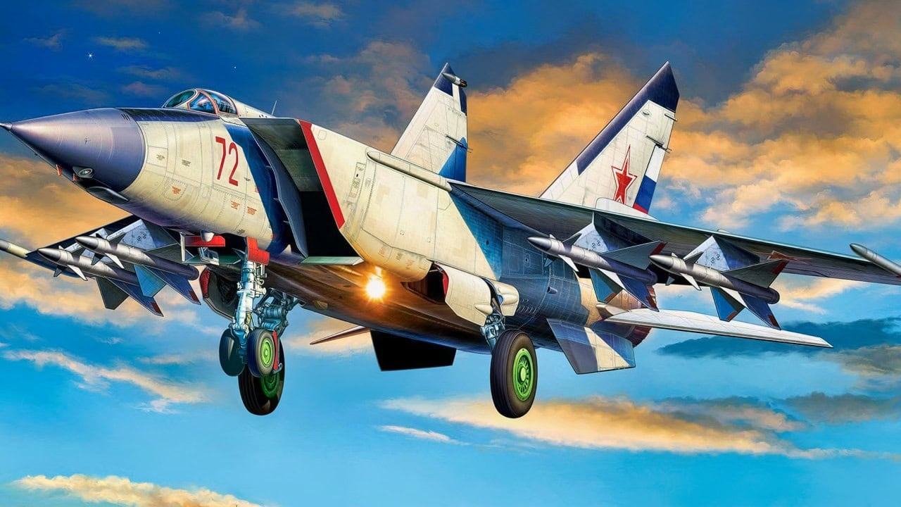 MiG-25 Russian Fighter-Bomber.