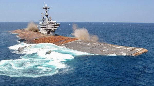 Sinking Aircraft Carrier