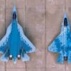 Su-57 Felon and Su-75 Fighters From Russia.