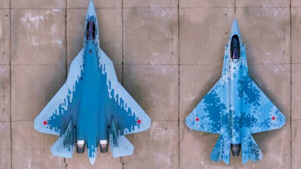 Su-57 Felon and Su-75 Fighters From Russia.