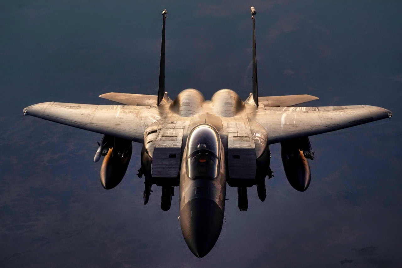 U.S. Air Force F-15E Strike Eagle.