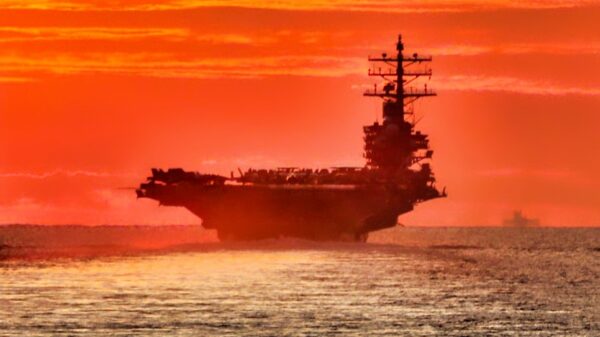 USS Ronald Reagan Aircraft Carrier.