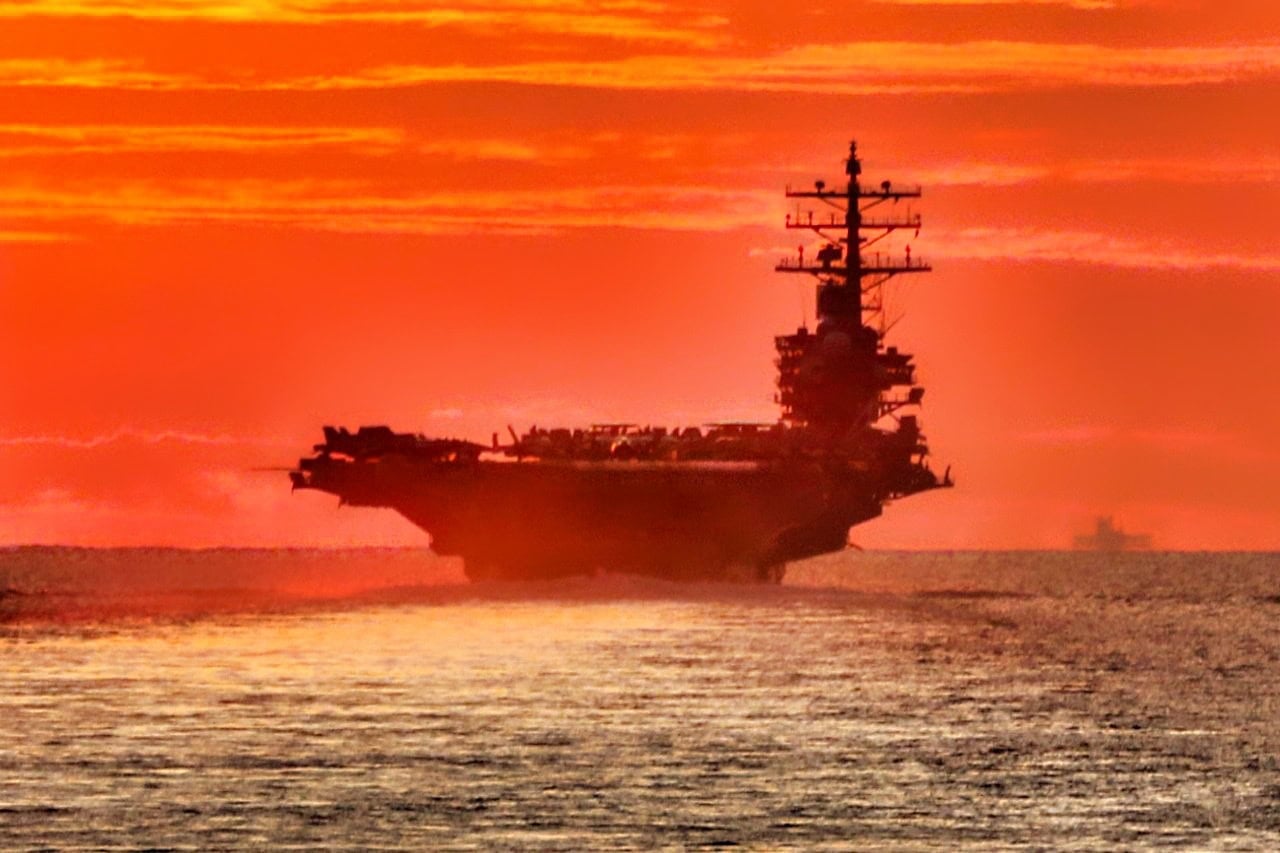USS Ronald Reagan Aircraft Carrier.