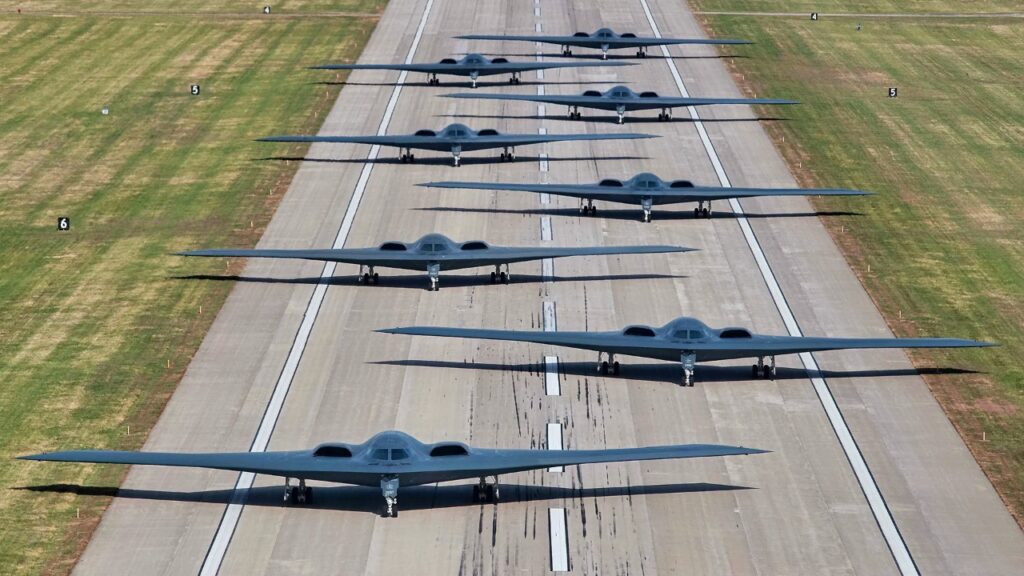 Air Force B-2 Bomber Elephant Walk.