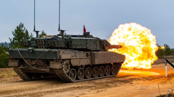 Canada's Military Tanks Firing