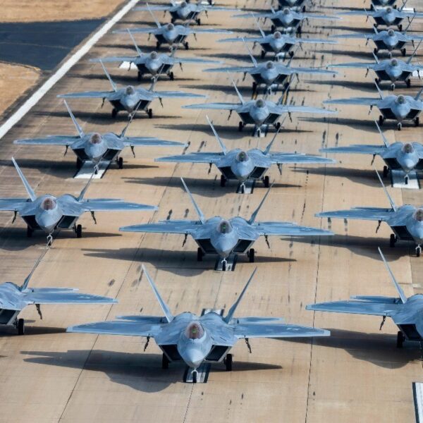 F-22 Raptor Fighter Elephant Walk
