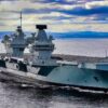 HMS Prince of Wales Aircraft Carrier.