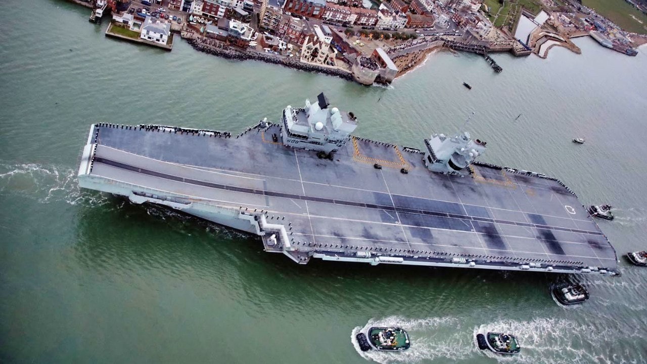 Royal Navy Aircraft Carrier HMS Queen Elizabeth Explained In 5 Words Royal Navy Aircraft Carrier HMS Queen Elizabeth Explained In 5 Words
