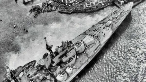 HMS Vanguard Battleship Royal Navy.