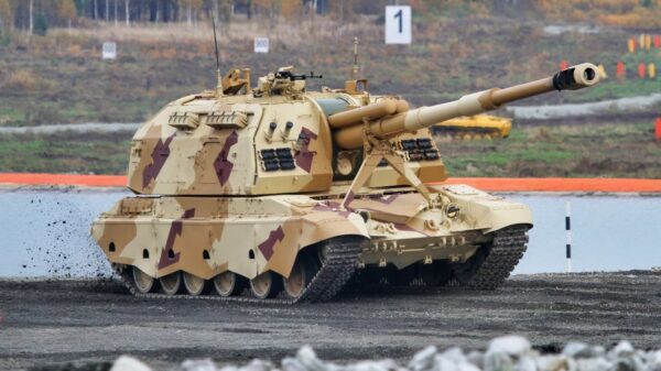 MSTA Artillery from Russian Army.