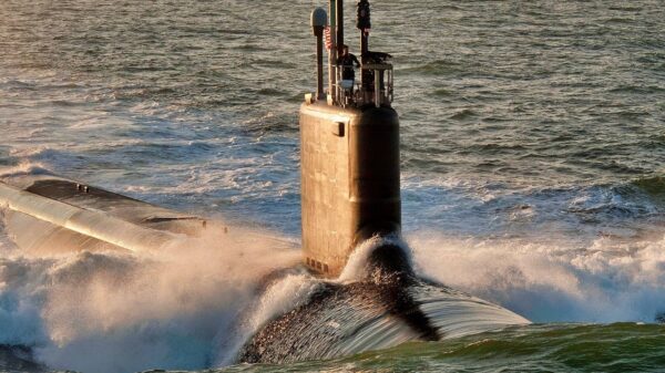 U.S. Navy Virginia-Class Submarine.