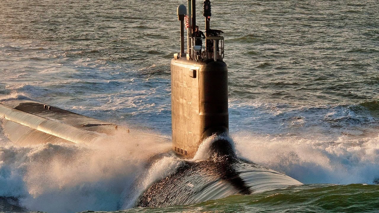 U.S. Navy Virginia-Class Submarine.