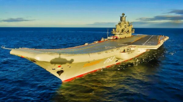 Admiral Kuznetsov Aircraft Carrier.