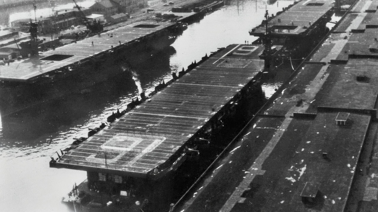 Casablanca-Class Escort Aircraft Carrier.