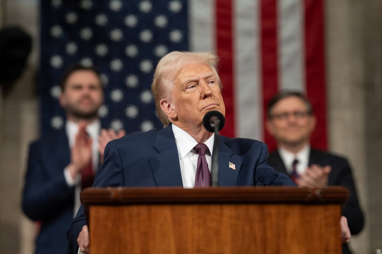 President Donald Trump delivers his Joint address to Congress, Tuesday, March 4, 2025, in the House Chamber of the U.S. Capitol in Washington, D.C. (Official White House Photo by Daniel Torok).