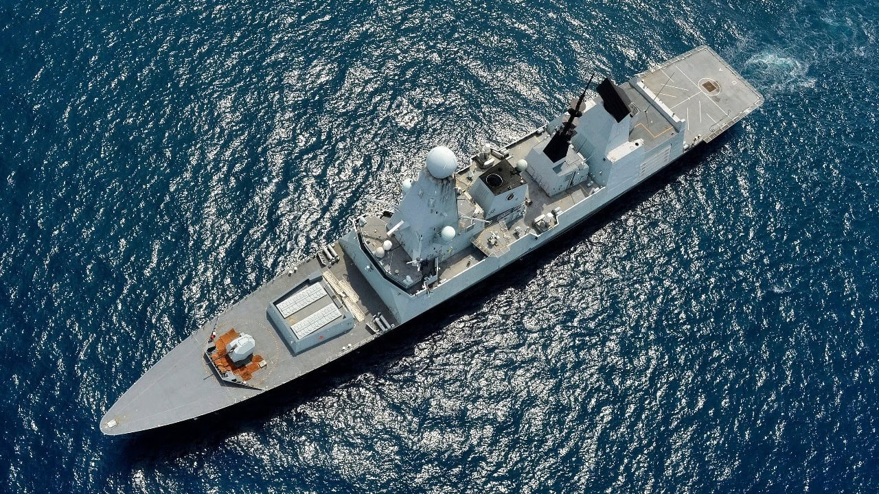 HMS Daring Type 45 Destroyer Royal Navy.