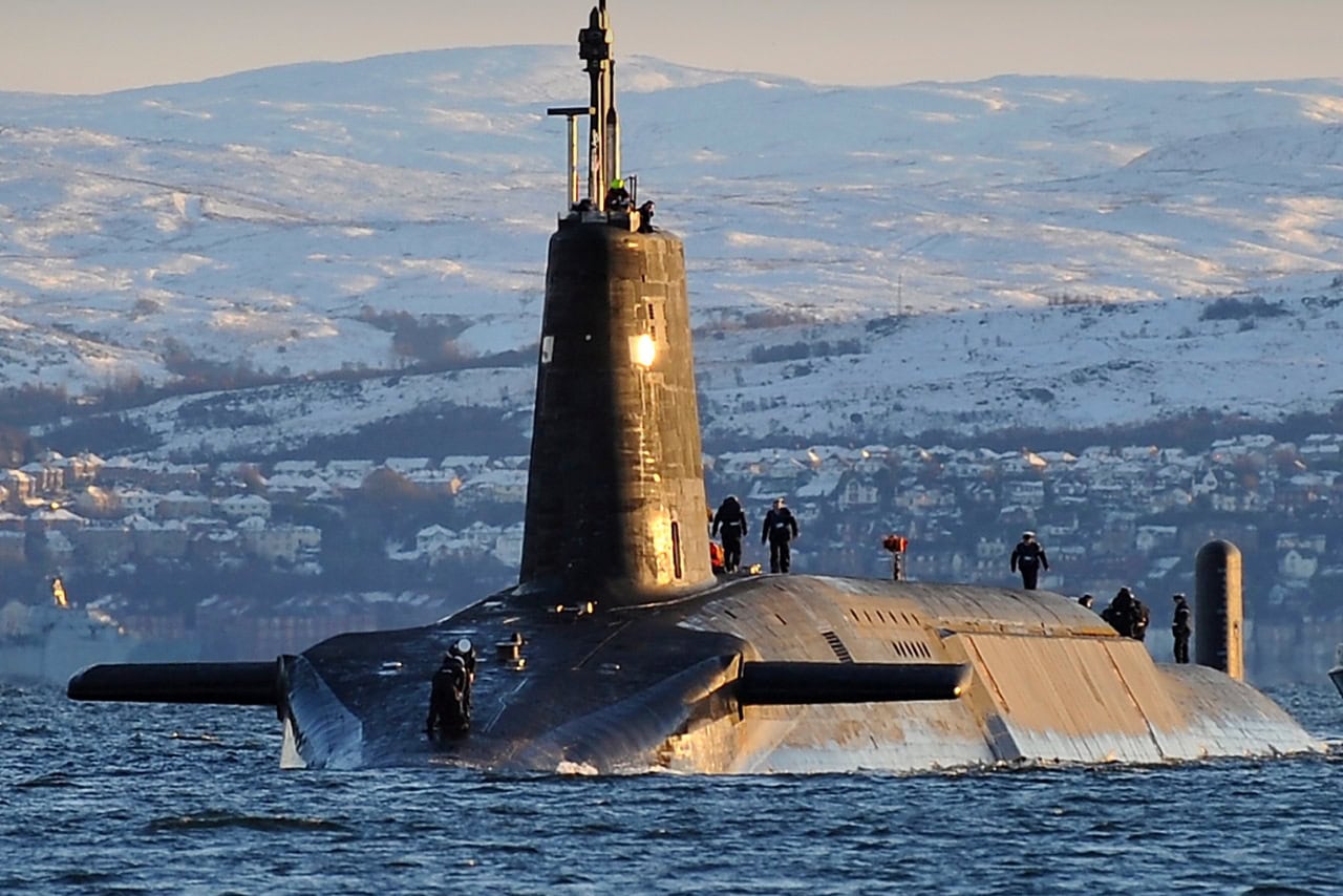 Vanguard-Class Submarine From Royal Navy.