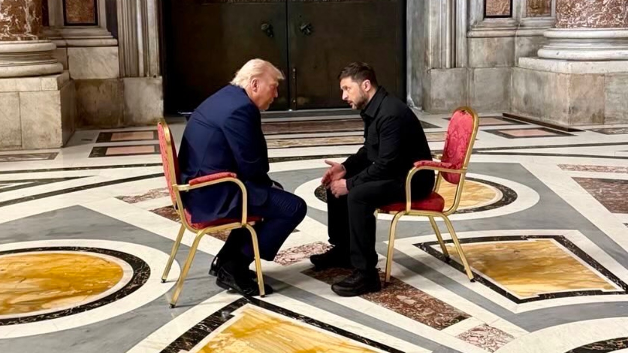 Trump Meeting in the Vatican with Ukraine