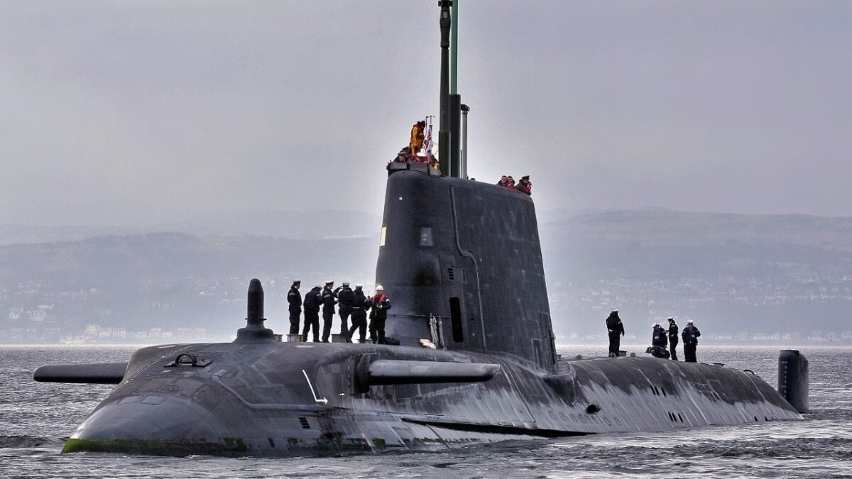 Sous-marin de classe Astute. Crédit image : Creative Commons.