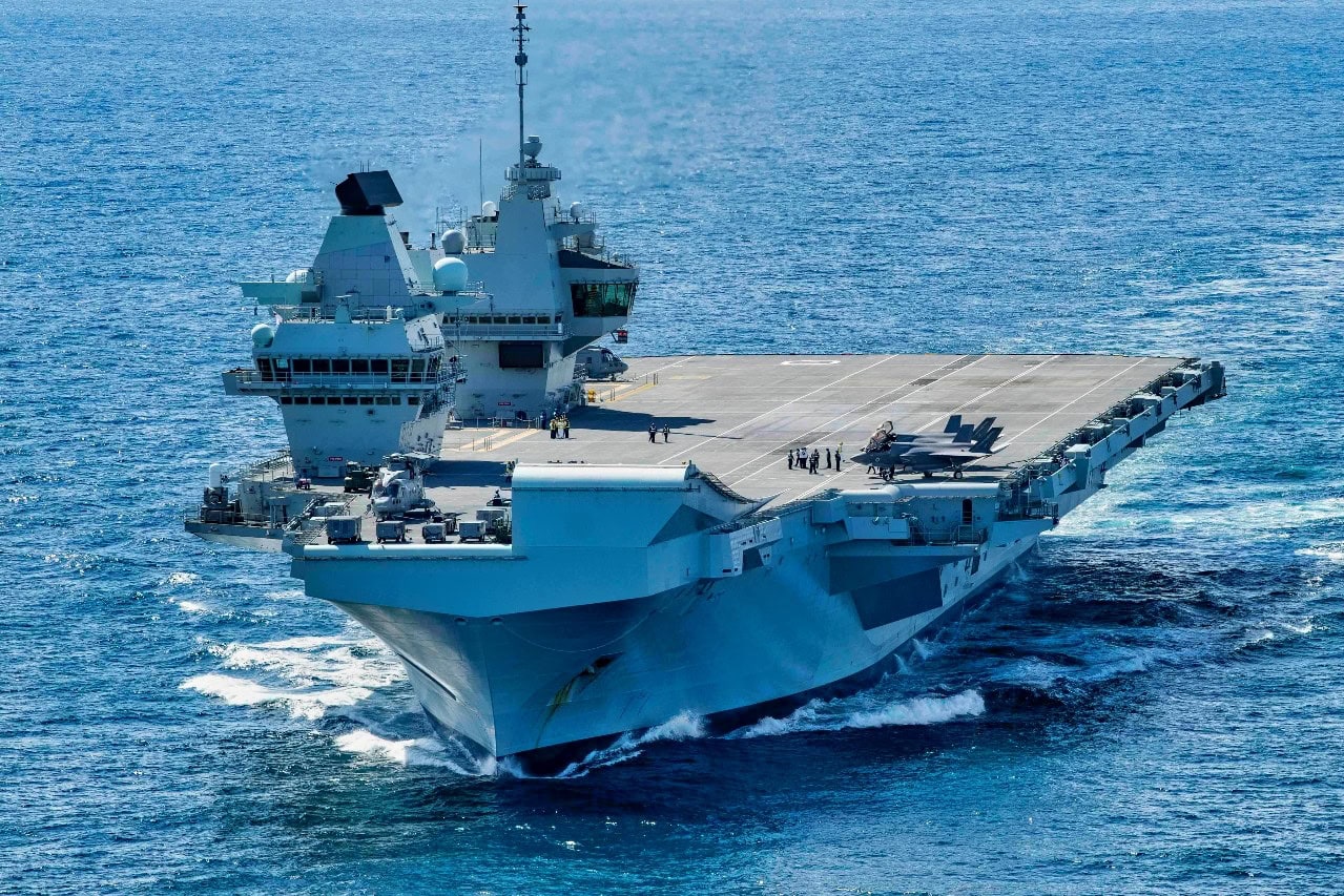 Queen Elizabeth-Class Aircraft Carrier. 
